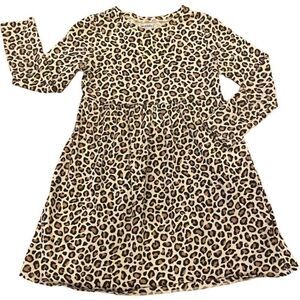 Old Navy Cheetah Long SleeveCasual Dress Size 4T